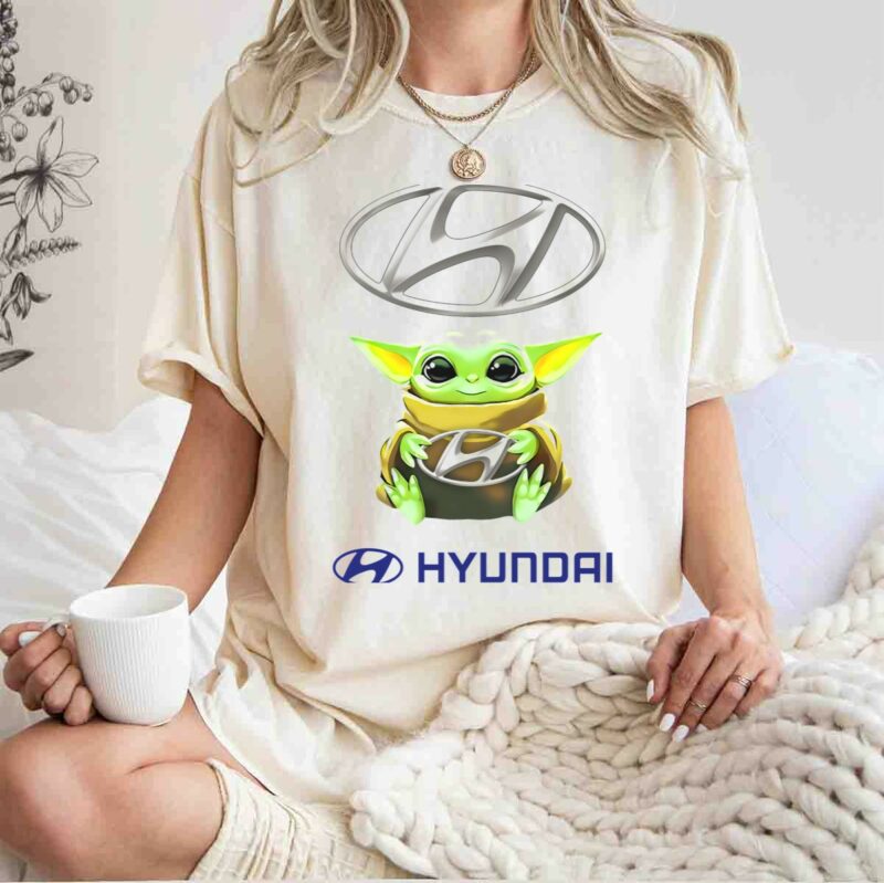 star wars baby yoda holding hyundai t shirt t shirt 1 1