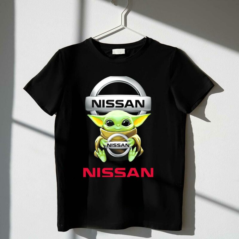 star wars baby yoda holding nissan t shirt t shirt 1 1