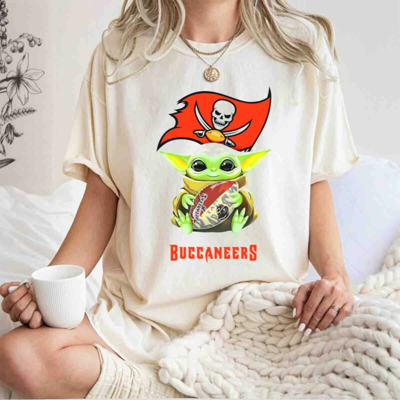 star wars baby yoda holding tampa bay buccaneers football t shirt t shirt 1 1