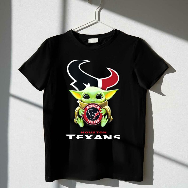 star wars baby yoda houston texans hug t shirt t shirt 1 1