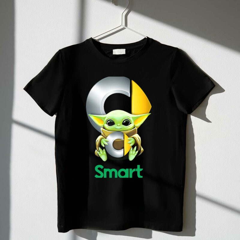 star wars baby yoda hug c smart t shirt t shirt 1 1