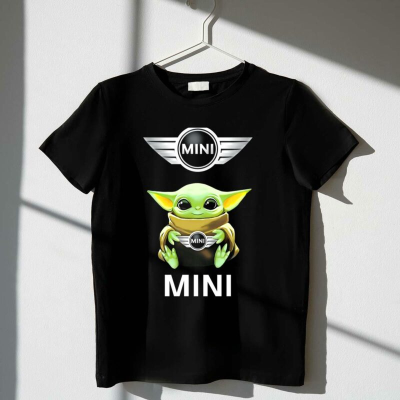 star wars baby yoda hug mini logo t shirt t shirt 1 1