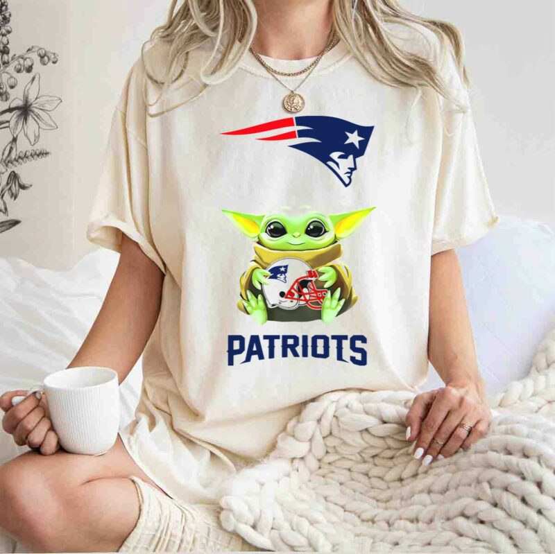 star wars baby yoda hug new england patriots helmet patriots t shirt t shirt 1 1