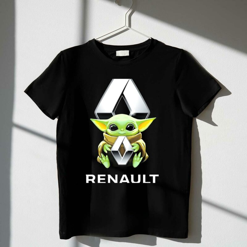 star wars baby yoda hug renault t shirt t shirt 1 1