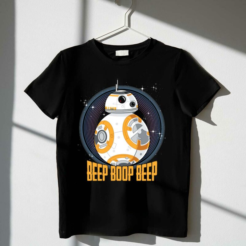 star wars bb 8 beep boop beep circle t shirt t shirt 1 1
