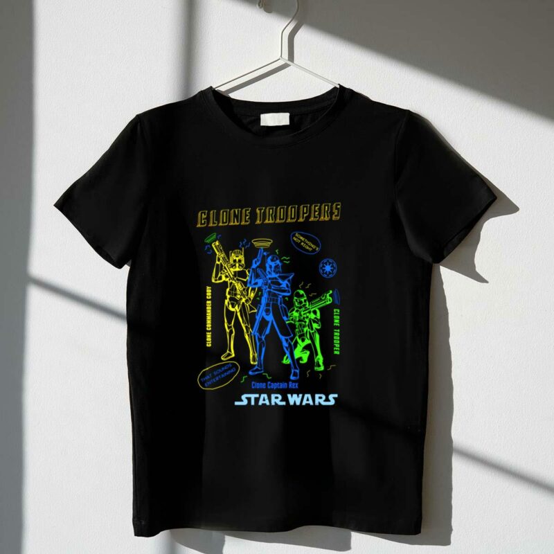 star wars clone troopers clone commander cody clone trooper clone captain rex t shirt t shirt 1 1