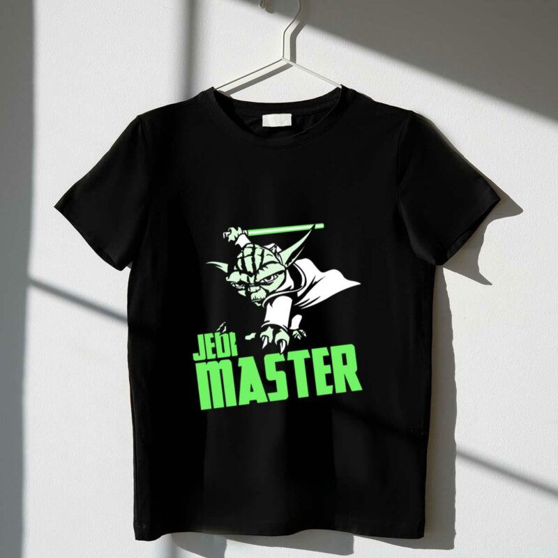 star wars clone wars yoda jedi master lightsaber action t shirt t shirt 1 1