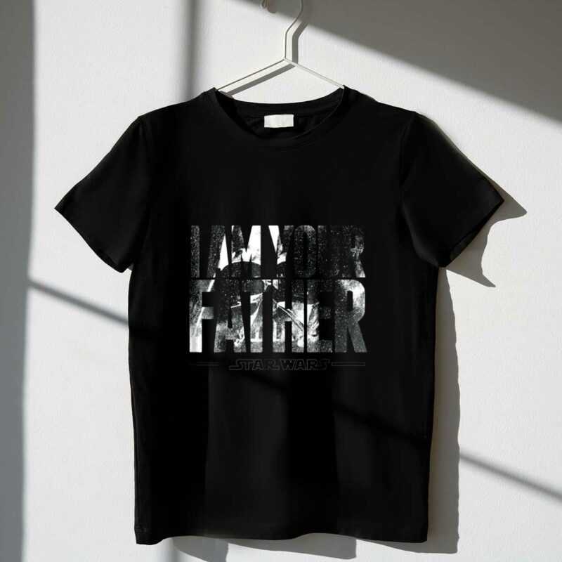 star wars darth vader i am your father snowy retro t shirt t shirt 1 1