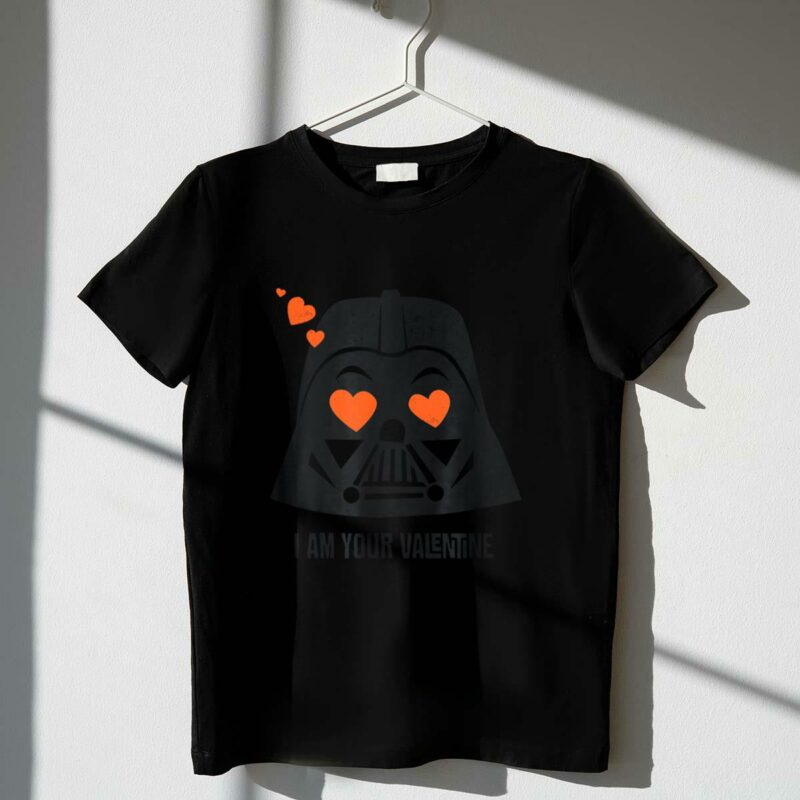 star wars darth vader i am your valentine hearts t shirt t shirt 1 1