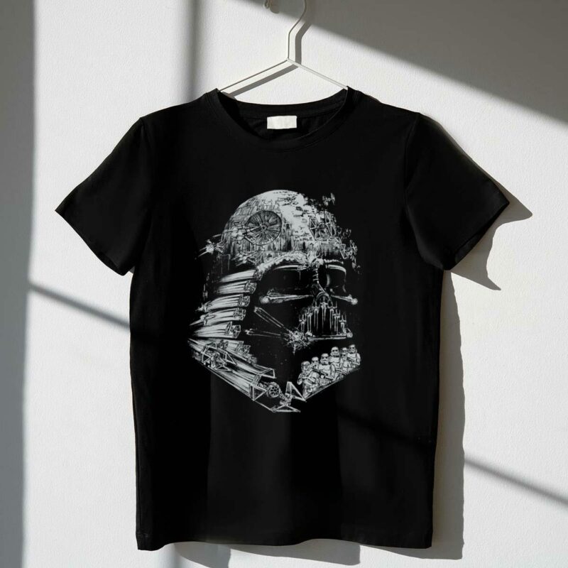 star wars darth vader iconic space battle empire forces t shirt t shirt 1 1