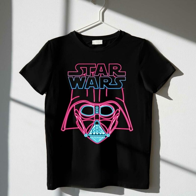 star wars darth vader neon sign t shirt t shirt 1 1