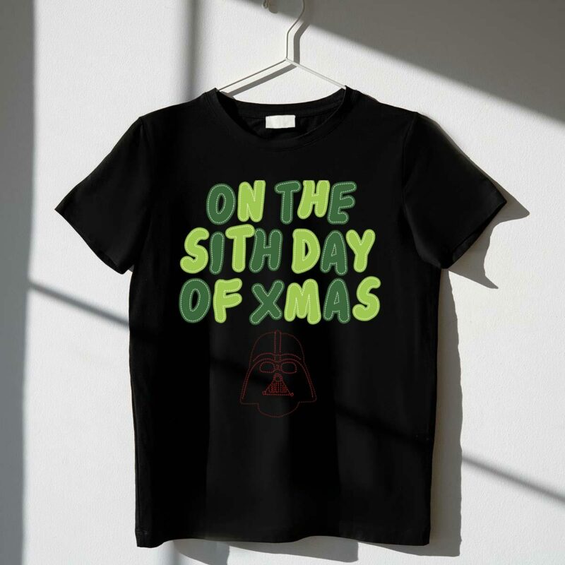 star wars darth vader on the sith day of xmas t shirt t shirt 1 1