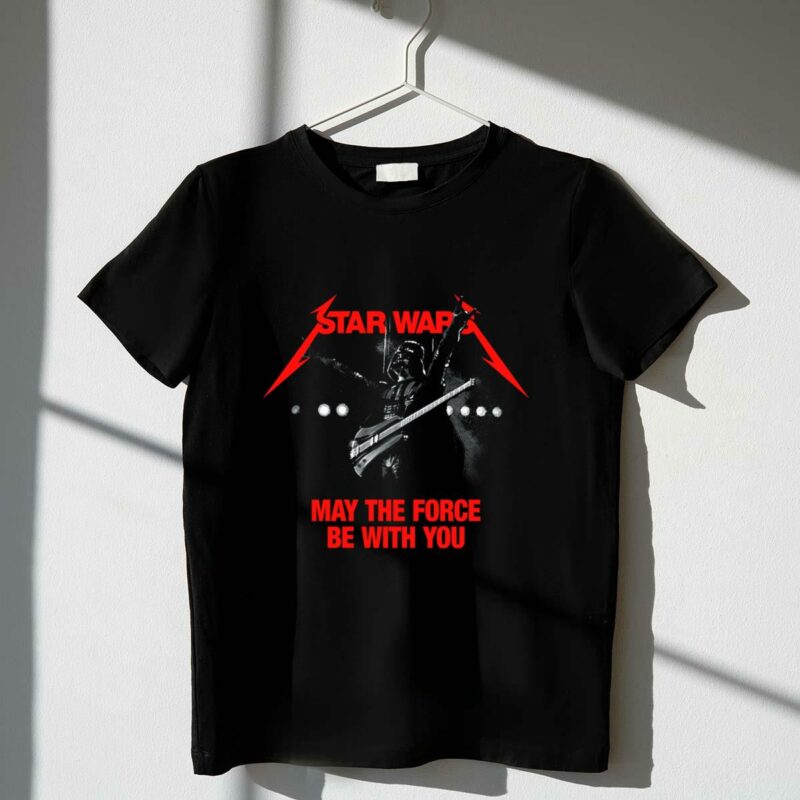 star wars darth vader rock star may the force be with you t shirt t shirt 1 1 1