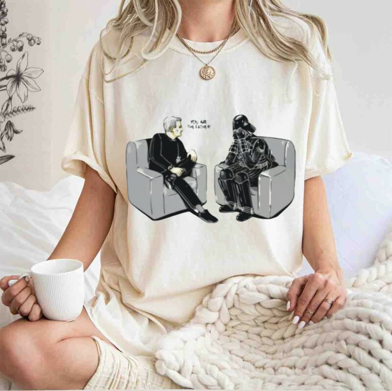 star wars darth vader you are the father talk show t shirt t shirt 1 1