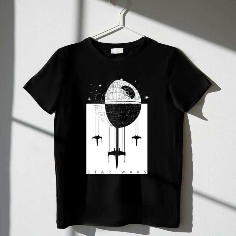 star wars death star iconic escape scene t shirt t shirt 1 1