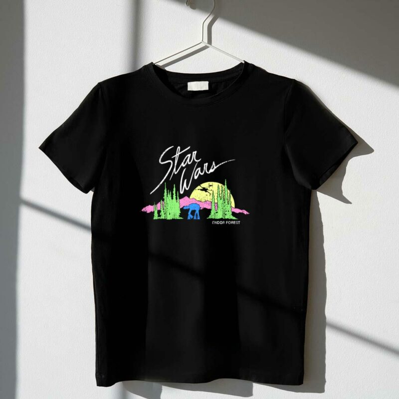 star wars endor forest at at t shirt t shirt 1 1
