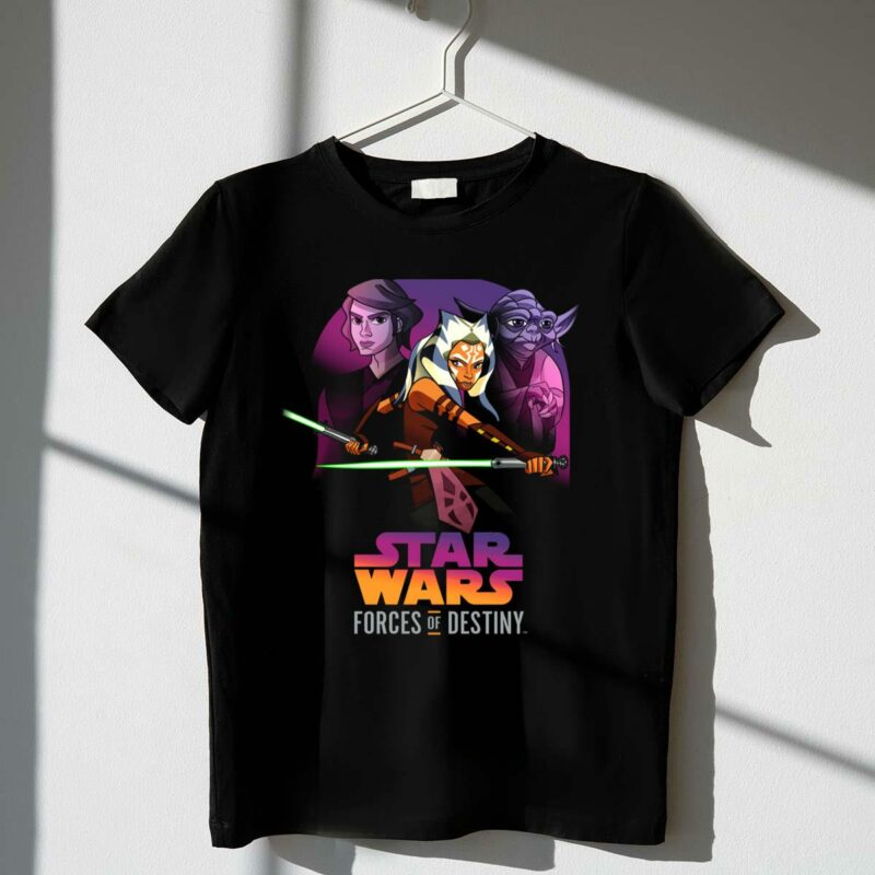star wars forces of destiny ahsoka anakin yoda jedi adventure t shirt t shirt 1 1
