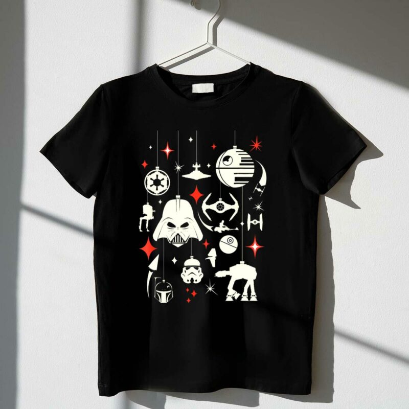 star wars galactic holiday ornaments collection t shirt t shirt 1 1