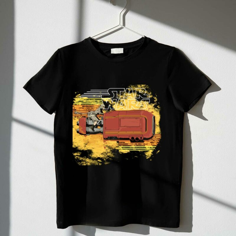 star wars jakku speeder adventure across the desert t shirt t shirt 1 1