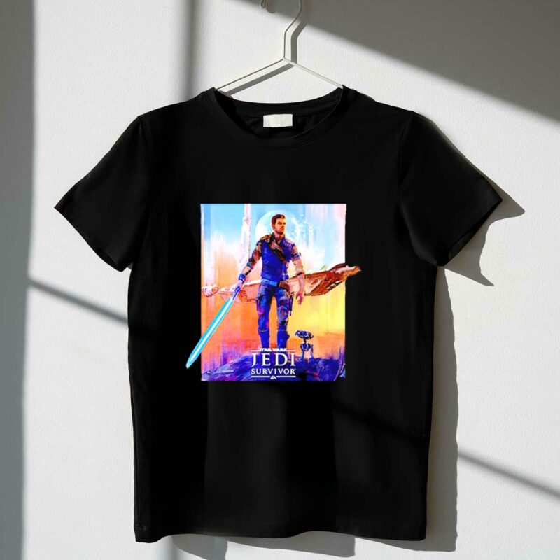 star wars jedi survivor deluxe edition lightsaber t shirt t shirt 1 1