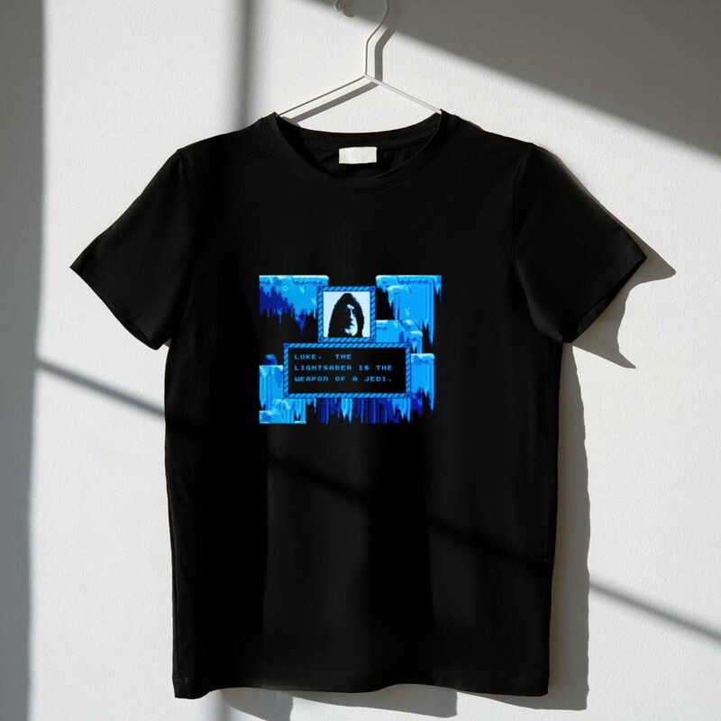 star wars obi wan kenobi luke lightsaber weapon of the jedi gamer t shirt t shirt 1 1