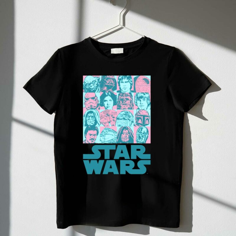 star wars pop art character collection t shirt t shirt 1 1