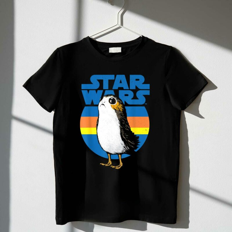 star wars porg retro stripes t shirt t shirt 1 1