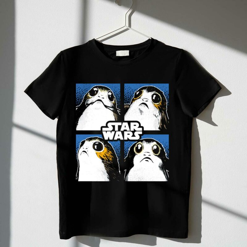 star wars porgs four square panel t shirt t shirt 1 1