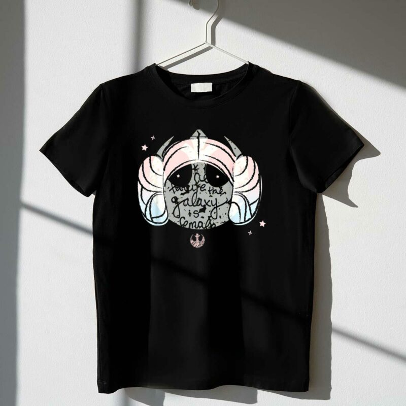 star wars princess leia the future of the galaxy is female t shirt t shirt 1 1