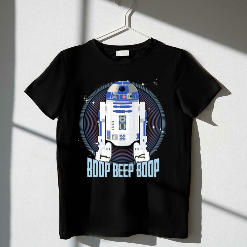 star wars r2 d2 boop beep boop circle t shirt t shirt 1 1