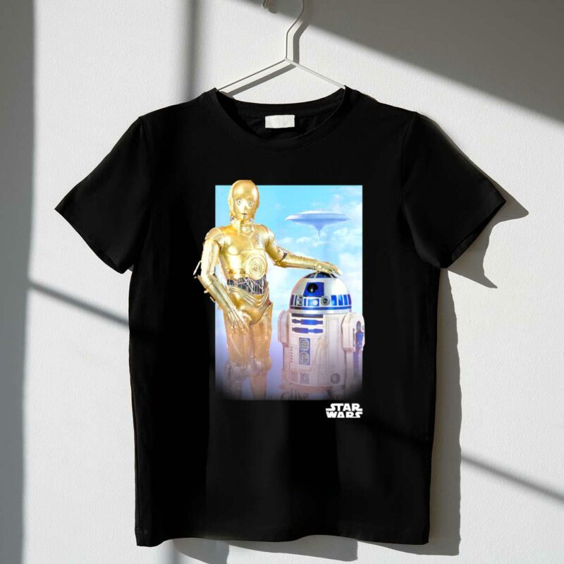 star wars r2d2 c3po cloud city t shirt t shirt 1 1