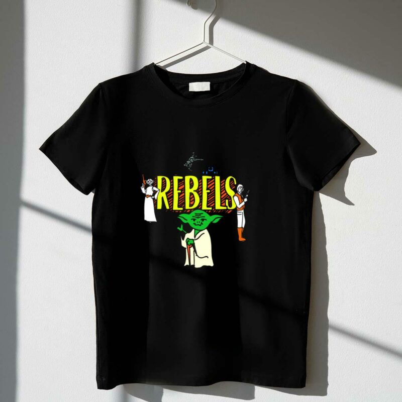 star wars rebels yoda leia han solo doodles t shirt t shirt 1 1
