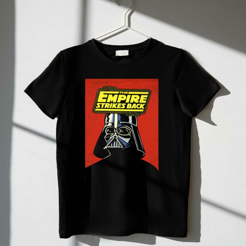 star wars retro episode the empire strikes back vader t shirt t shirt 1 1