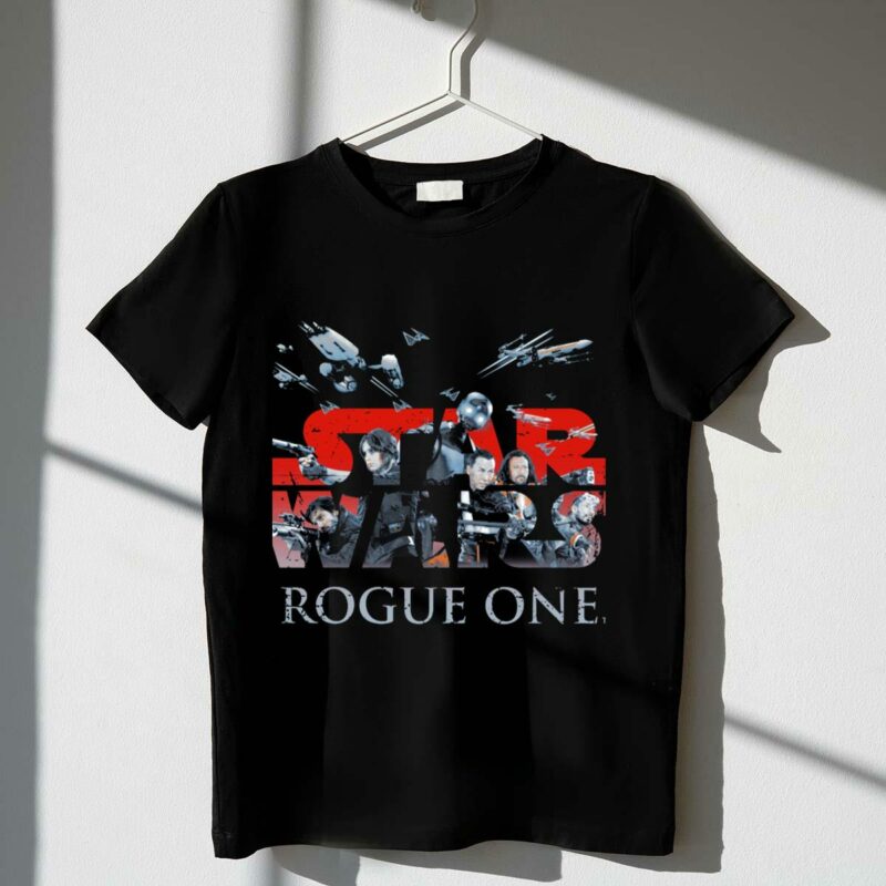 star wars rogue one character montage t shirt t shirt 1 1