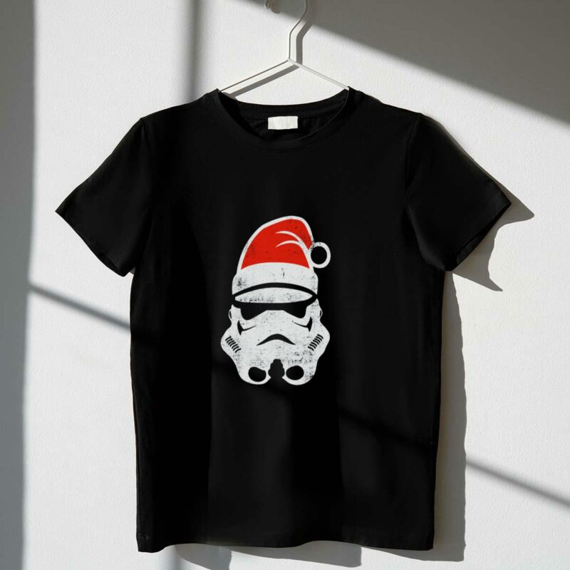 star wars stormtrooper christmas santa hat holiday t shirt t shirt 1 1