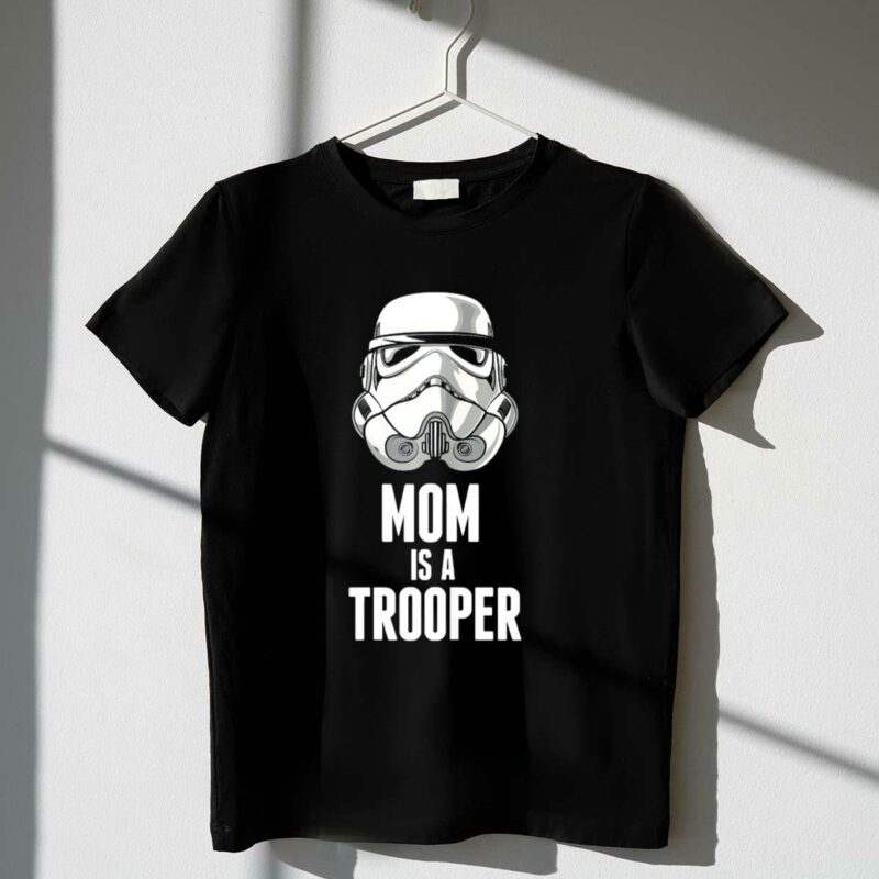 star wars stormtrooper mom is a trooper iconic helmet t shirt t shirt 1 1