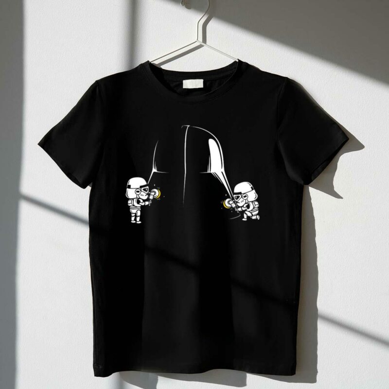 star wars stormtroopers polishing darth vader helmet t shirt t shirt 1 1