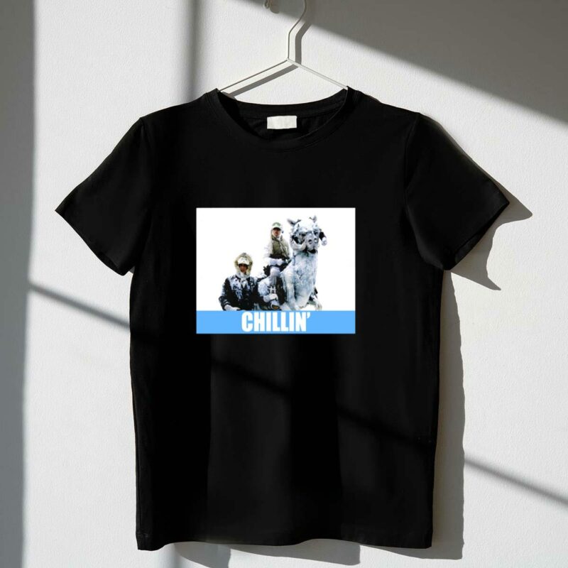 star wars tauntaun snow chillin t shirt t shirt 1 1