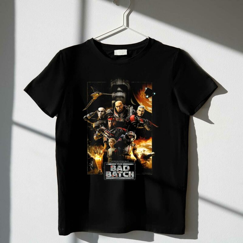 star wars the bad batch series cast space adventure t shirt t shirt 1 1