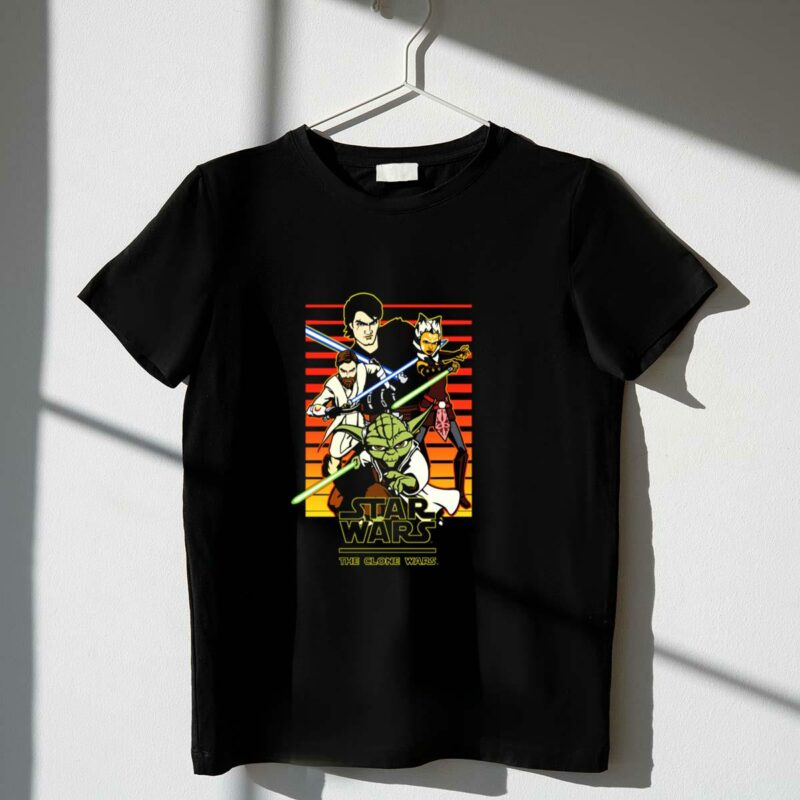 star wars the clone wars group shot t shirt t shirt 1 1