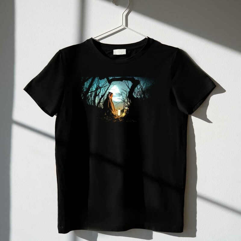 star wars the mandalorian ahsoka grogu jedi ways mysterious forest panel t shirt t shirt 1 1