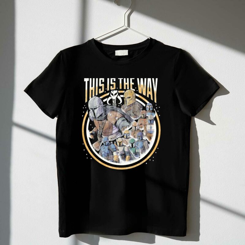star wars the mandalorian group shot this is the way t shirt t shirt 1 1