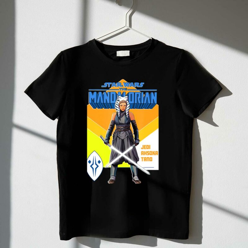 star wars the mandalorian jedi ahsoka tano lightsaber t shirt t shirt 1 1