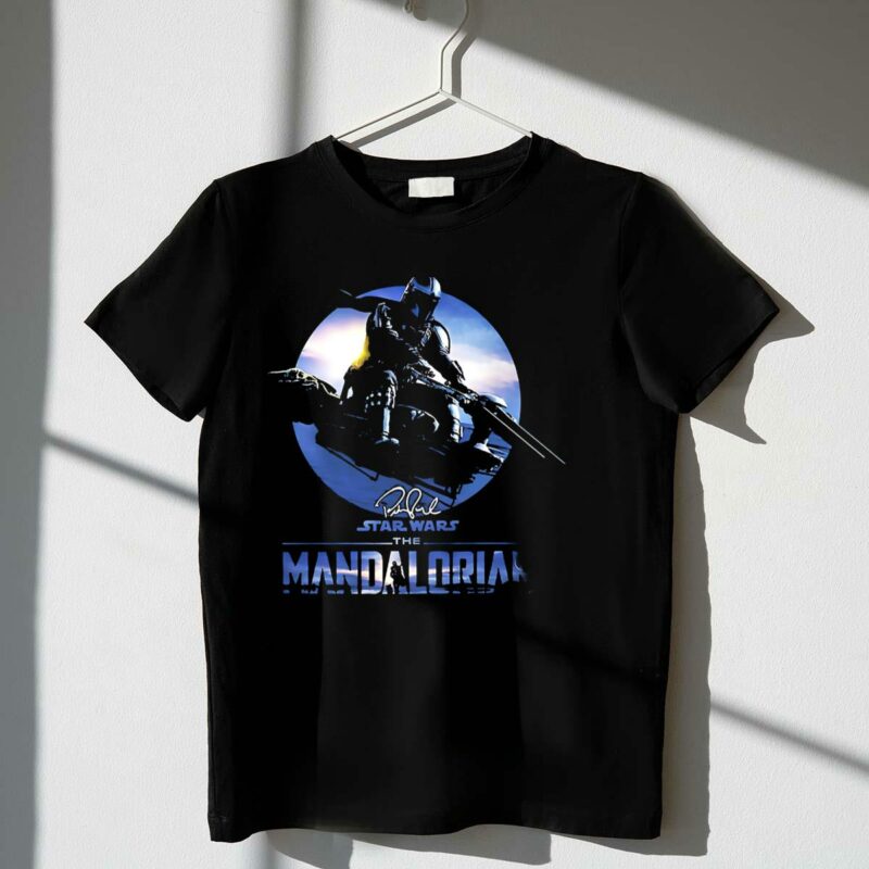 star wars the mandalorian mando wild ride signature t shirt t shirt 1 1