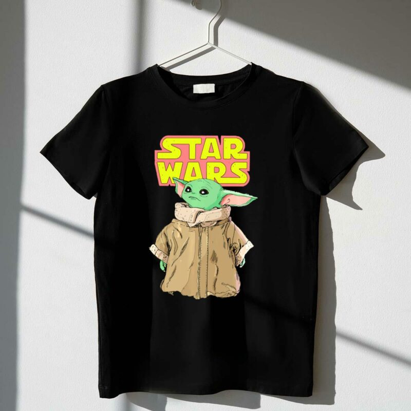 star wars the mandalorian the child cute comic t shirt t shirt 1 1