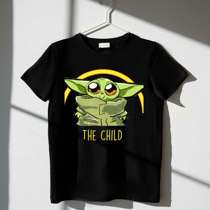 star wars the mandalorian the child yoda baby t shirt t shirt 1 1