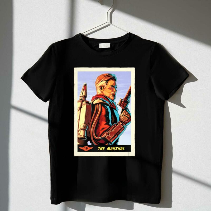 star wars the mandalorian the marshal trading card 19 t shirt t shirt 1 1