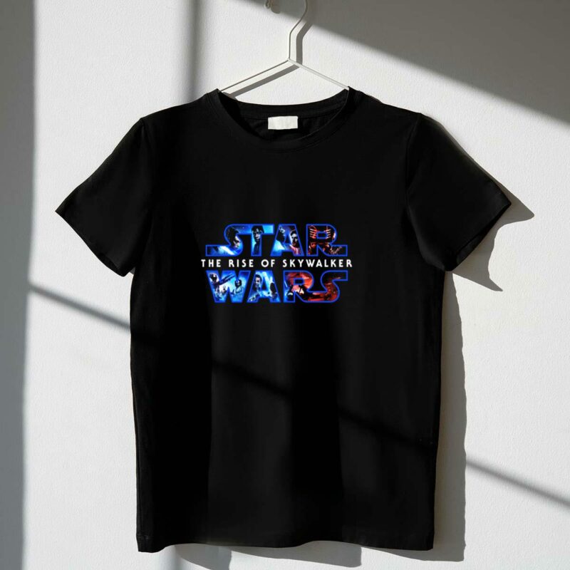 star wars the rise of skywalker characters and scenes in t shirt t shirt 1 1