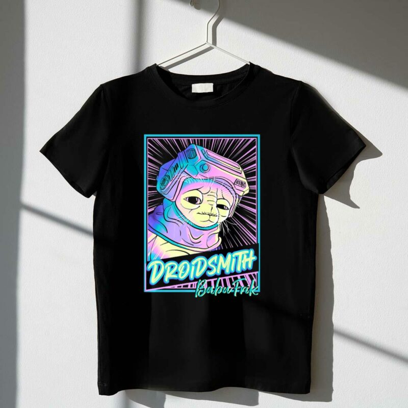 star wars the rise of skywalker droidsith babu frik neon t shirt t shirt 1 1