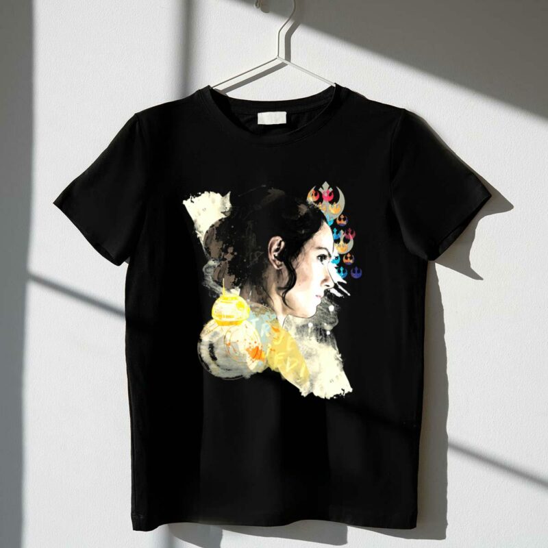 star wars the rise of skywalker rey bb 8 rebel alliance collage t shirt t shirt 1 1